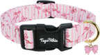 Dog Collars for Small Dogs, Dog Collar with Tulip Patterns, Summer Floral Dog Collar Tulip with Metal Buckle, Durable Cute Adjustable Collars Flower Gift for Puppy Small Medium Dogs-S - Image 12