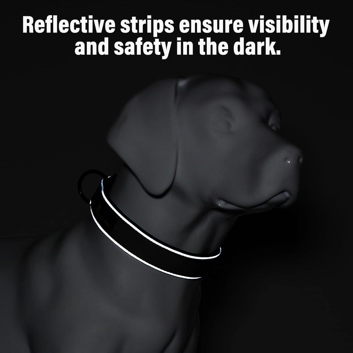 Plutus Pet Tactical Dog Collar, Reflective, Adjustable Heavy Duty Dog Collar, Soft Padded and Comfortable, for Small Medium and Large Dogs (Ranger Green, L) - Image 5