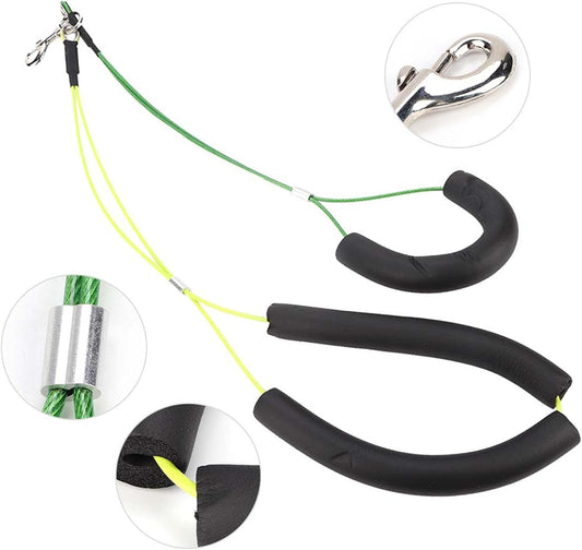 Close up of Oumefar grooming leash foam padded neck collar