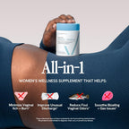 Happy V feminine wellness probiotic capsule size