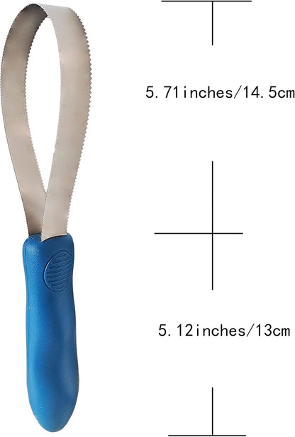 Stainless steel pet shedding blade for professional grooming