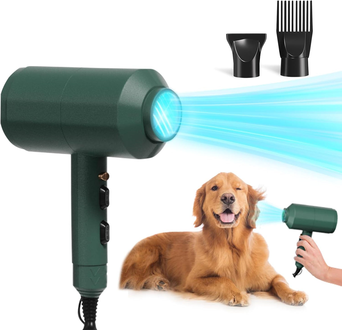 Pehum Professional Double Force Pet Hair Dryer front view