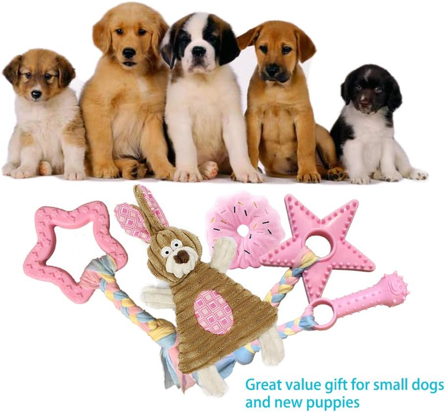 Volacopets 5-piece puppy toy collection close up