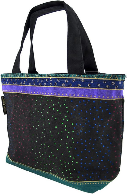 Zeckos Laurel Burch artist design small tote bag side view