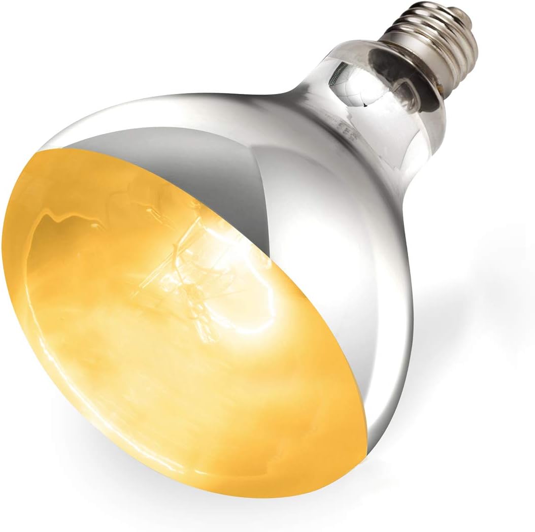 REPTI ZOO reptile solar lamp side angle dimensional specifications