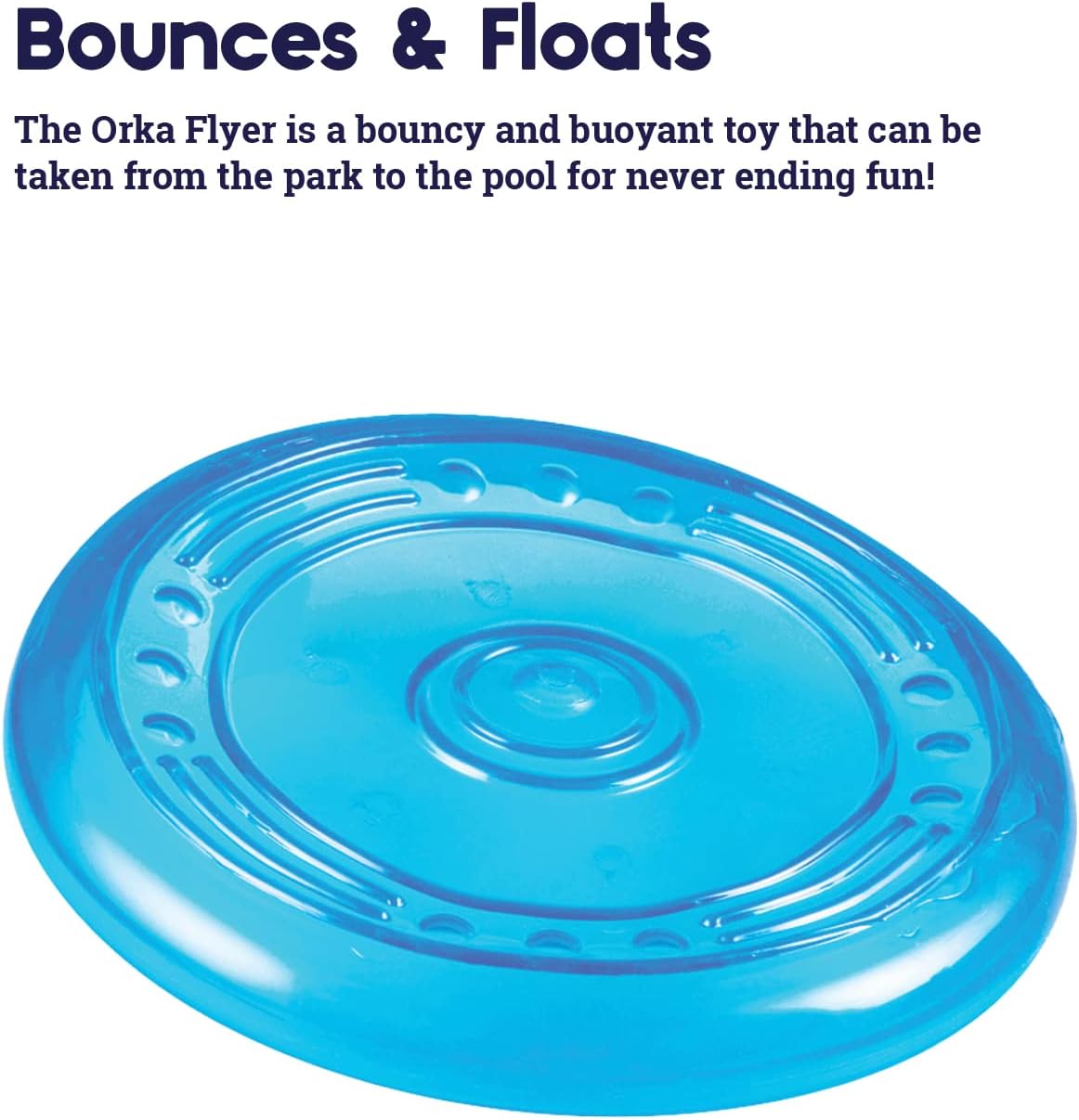 Petstages Orka Flyer showing reinforced inner rib construction