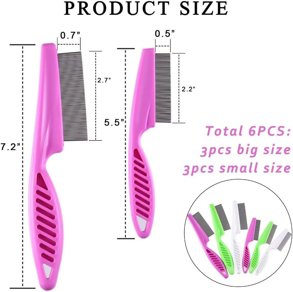 Stainless steel teeth on Hekoujiub grooming comb