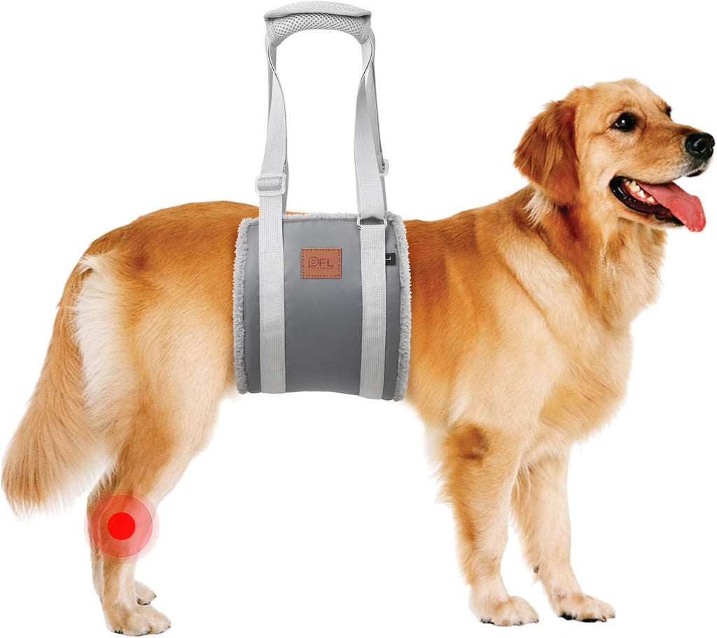 Adjustable Dog Lift Harness Dog Sling for Large Dogs Hind Leg Support Soft Lift Support and Rehab Harness for Weak Rear Legs, Helps Senior, Injured, Disabled and After ACL Surgery Dogs Large - Image 10