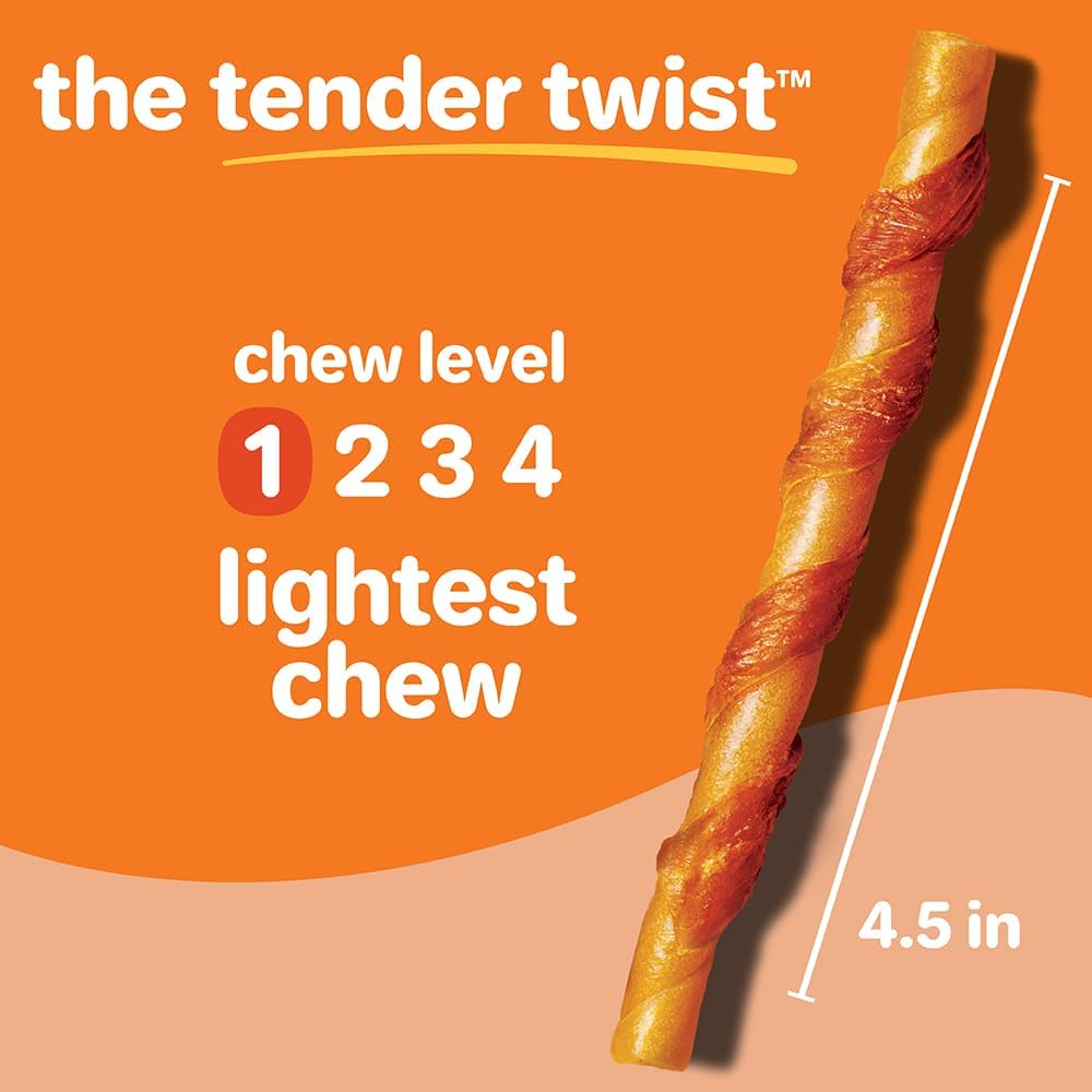 Hartz Oinkies rawhide free dog treats demonstrating dental plaque and tartar reduction benefits