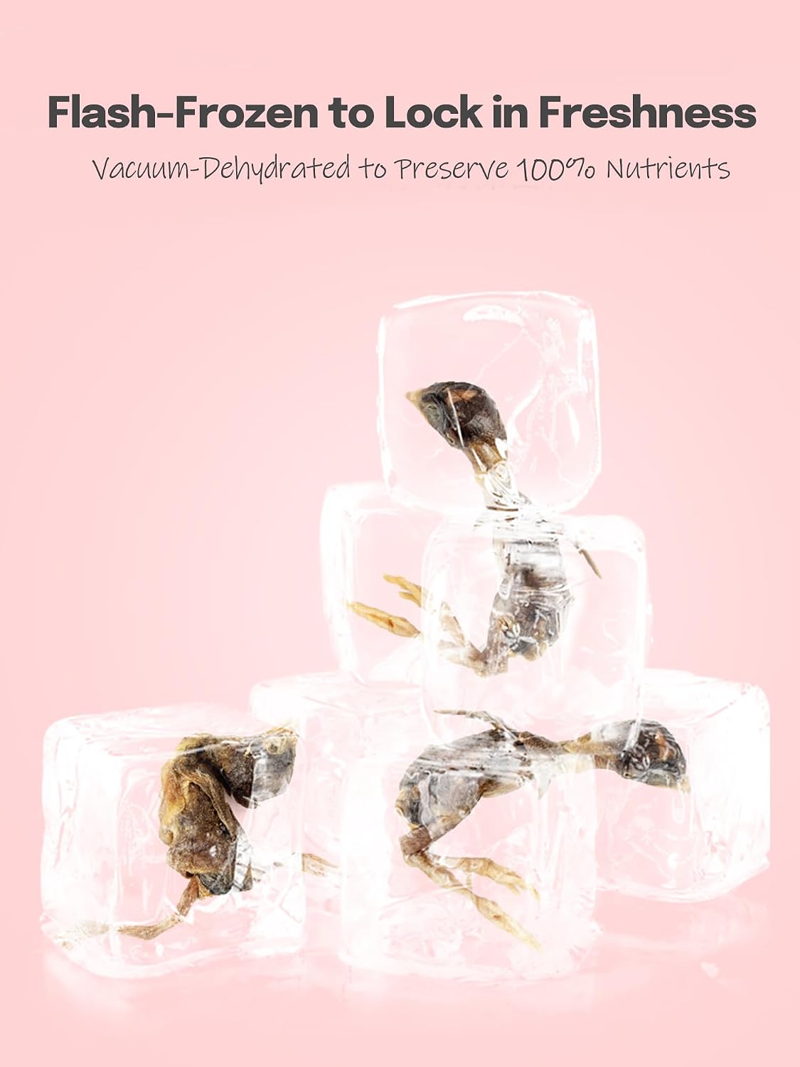 Single ingredient grain free quail treats for pets