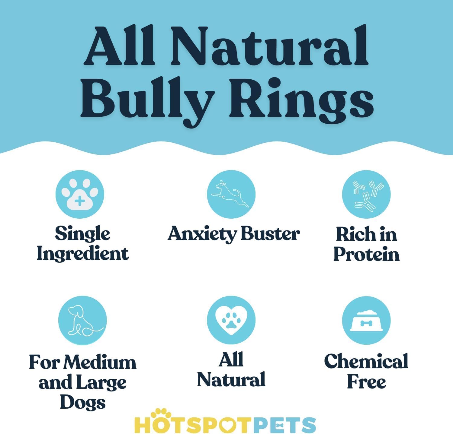 Grain free fully digestible rawhide alternative dog chews packaging.