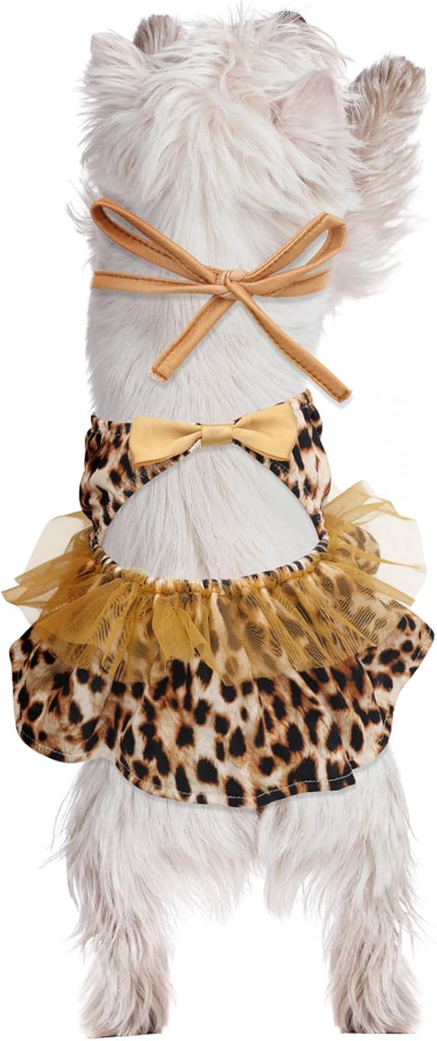 CuteBone One Piece Dog Bikini Swimsuit Dress - Puppy Bathing Suit Costume for Small Dogs - Comfortable & Stylish Pet Clothes for Summer Pool, Beach & Play LTDB11L - Image 14