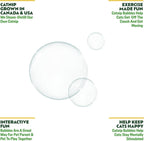 Kitty Ka Zoom high potency catnip bubbles bottle with premium steam distilled catnip oil label