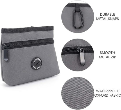COOWONE dog treat pouch attached hands free to a waist belt clip