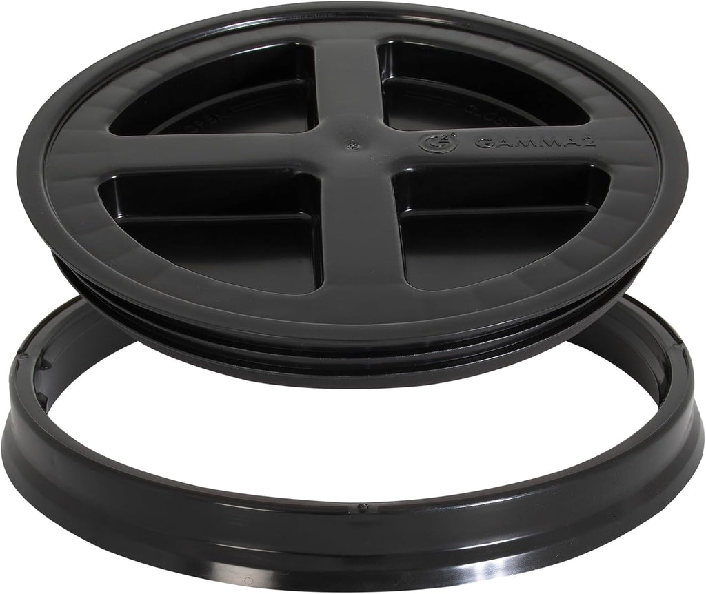 Gamma2 Gamma Seal Lid for Utility Buckets - Fits 3.5, 5, 6 & 7 gallon buckets, White, Made in USA - Image 14