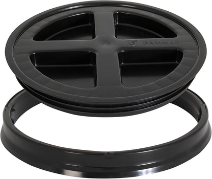 Gamma2 Gamma Seal Lid for Utility Buckets - Fits 3.5, 5, 6 & 7 gallon buckets, White, Made in USA - Image 14