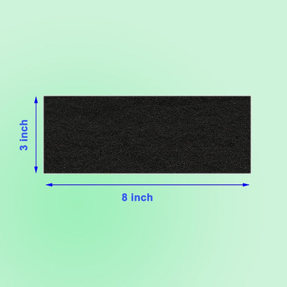 T-Petpart activated carbon replacement pads showing the trimmable thickness for universal pet odor control