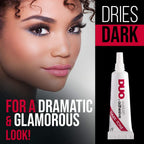 Ardell DUO lash glue tube showing dark tone packaging for false eyelashes