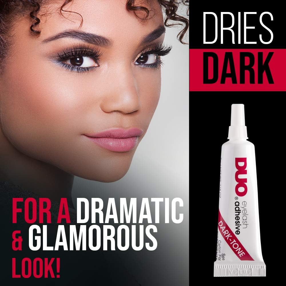Ardell DUO lash glue tube showing dark tone packaging for false eyelashes
