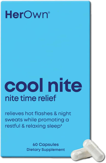 Her Own Cool Nite 60 Count front view bottle