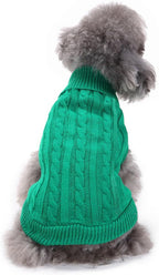 CHBORCHICEN Small Dog Sweaters Knitted Pet Cat Warm Dog Sweatshirt Winter Clothes Kitten Puppy Sweater (XXS, Dress-Purple) - Image 11