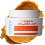 Bliss pumpkin powerhouse resurfacing enzyme mask front view packaging