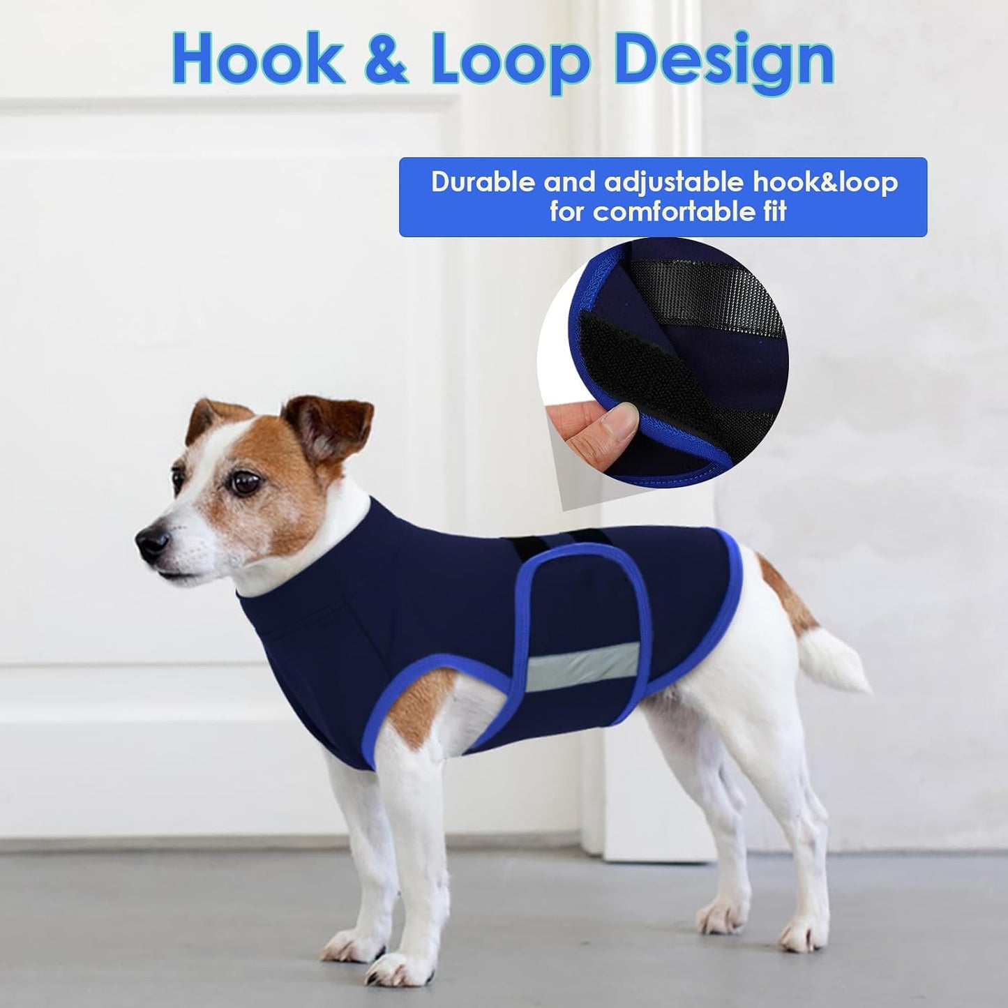 Close up of breathable fabric on Migohi dog coat