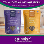 Natural low fat pet dental hygiene sticks by Get Naked brand