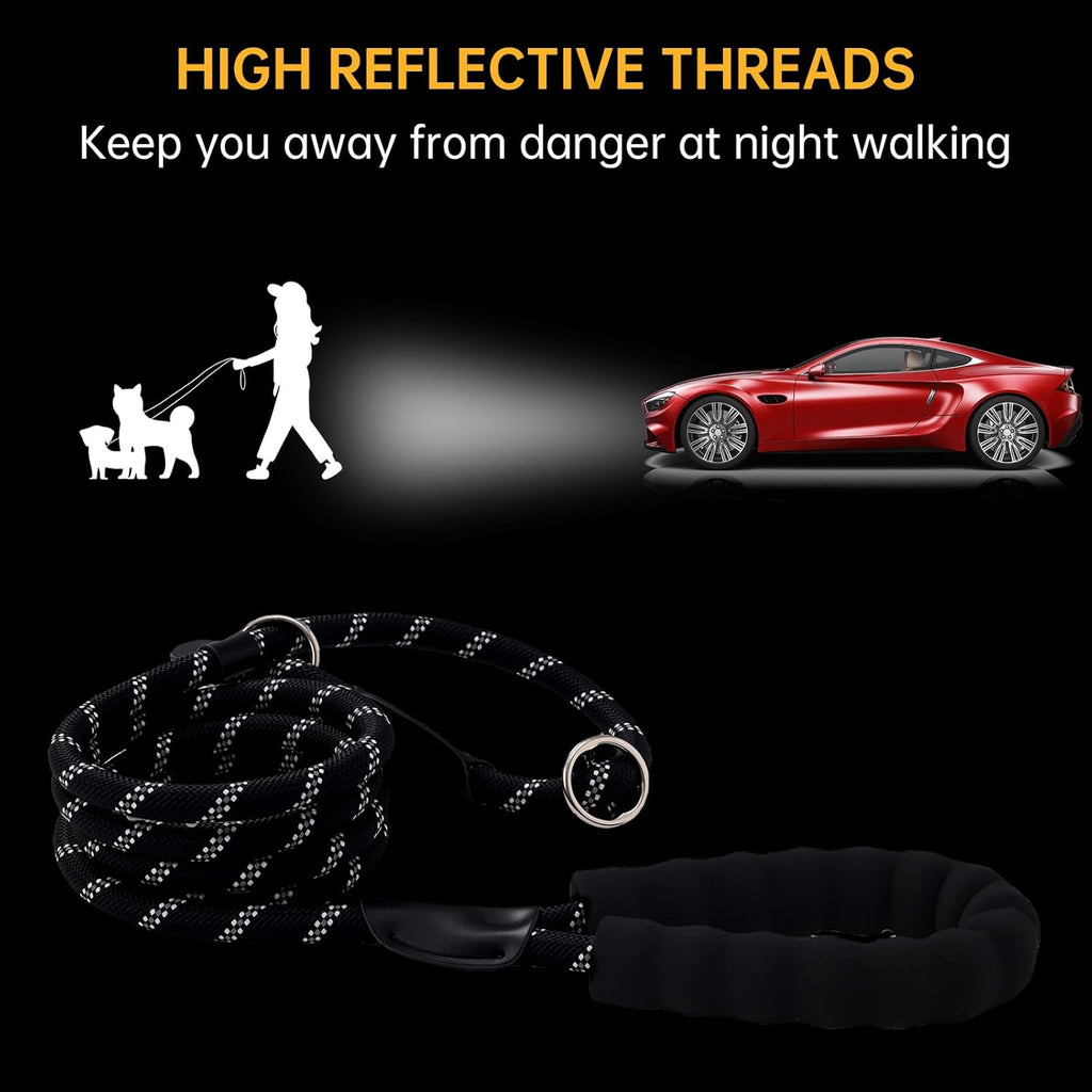 Keittpeet durable nylon dog leash handle with soft comfortable padding detail.