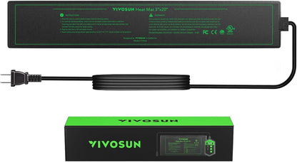 Professional grade hydroponic heat mat for plant propagation