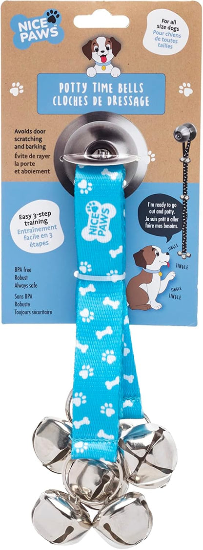 Durable chew-resistant potty training bell for puppies