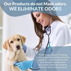 Odorcide concentrated pet odor eliminator liquid dilution guide and instructions on packaging