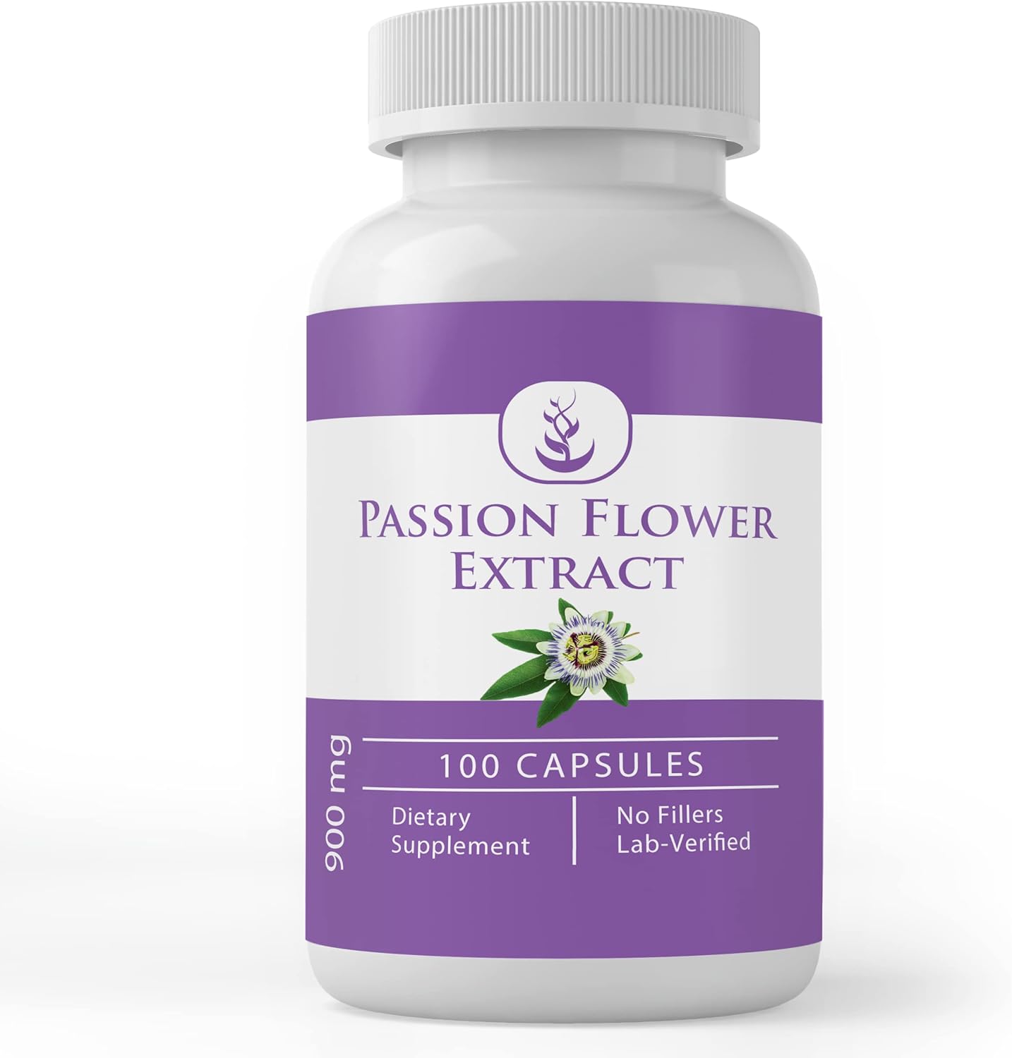 Pure Original Ingredients Passion Flower Extract 100 capsules front view bottle
