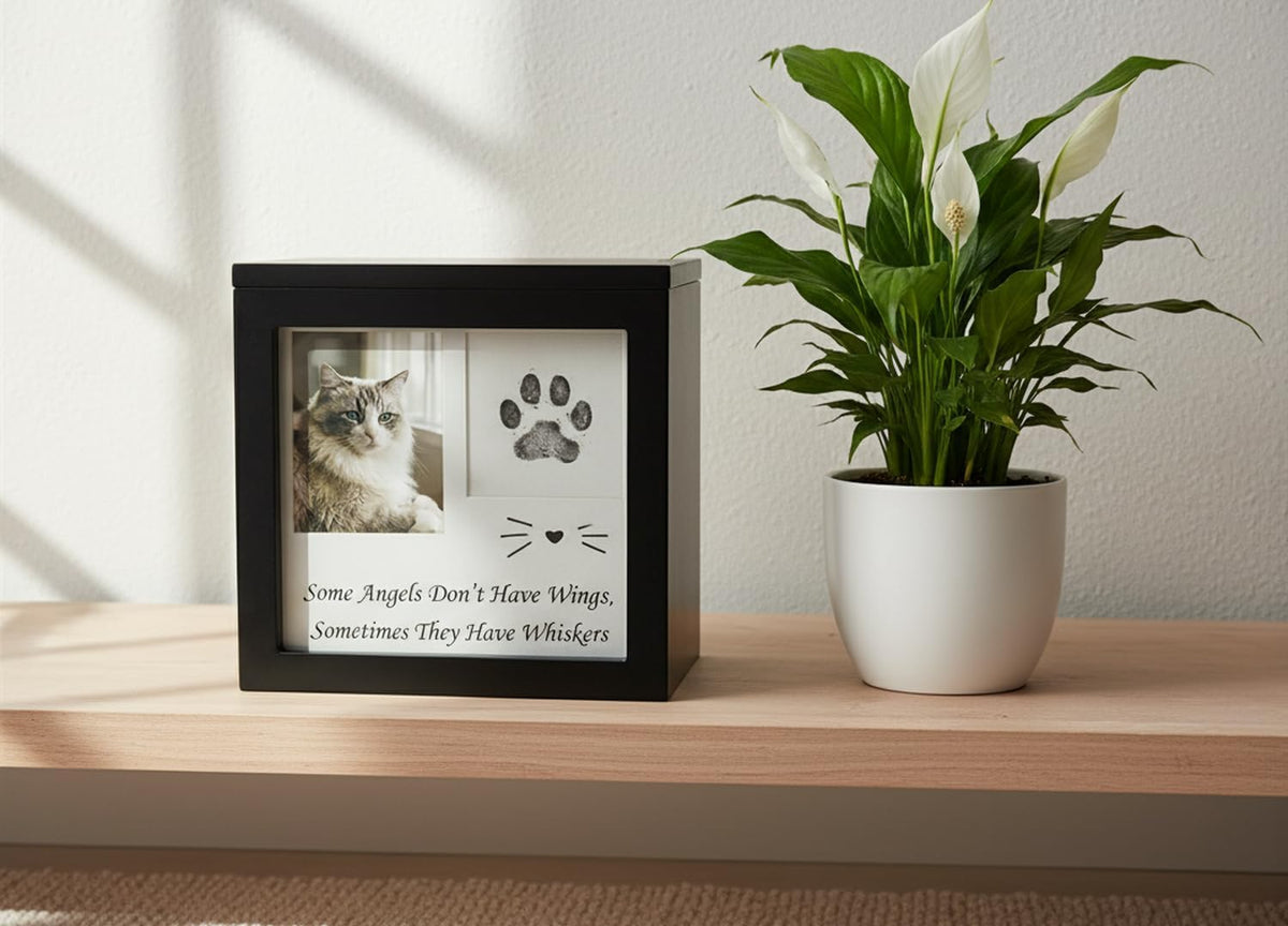 OtterPets imported pet remembrance memorial frame setup