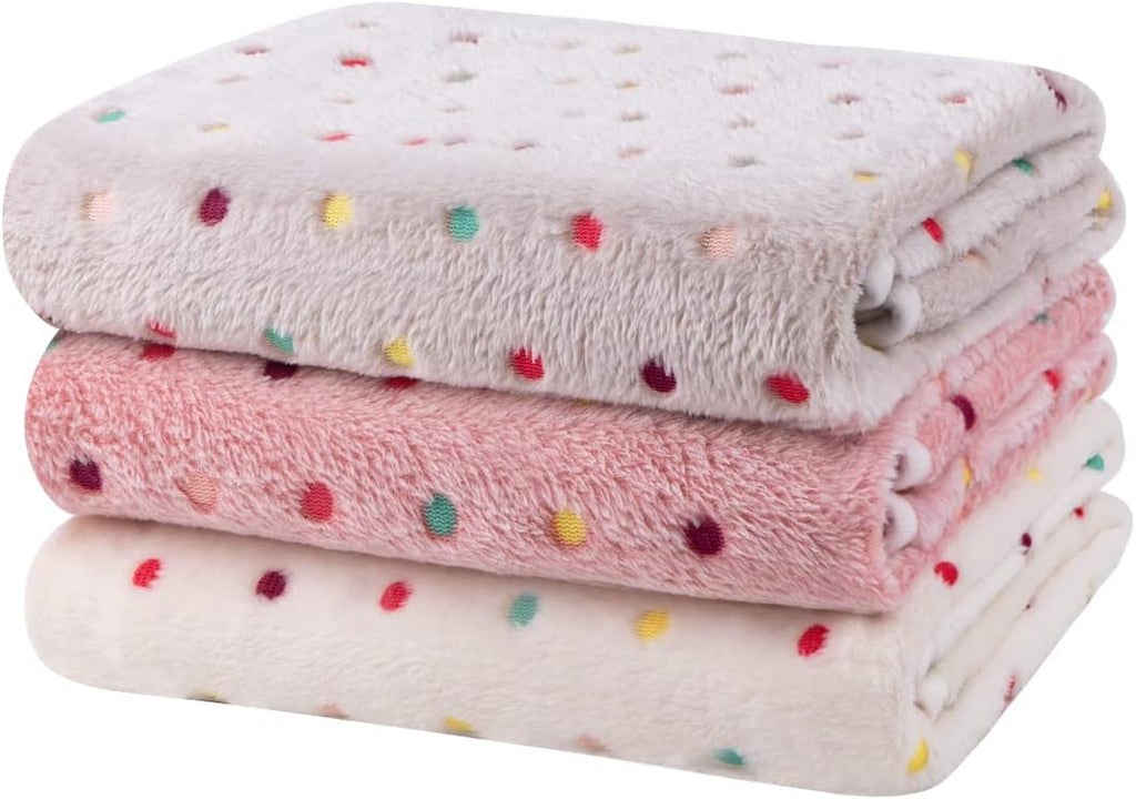 Dono 1 Pack 3 Dog Blankets, Soft Fluffy Fleece Pet Blanket Warm Sleep Mat Paw Print Design Puppy Kitten Throw Blankets Doggy Blanket for Dogs - Image 15