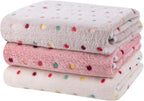 Dono 1 Pack 3 Dog Blankets, Soft Fluffy Fleece Pet Blanket Warm Sleep Mat Paw Print Design Puppy Kitten Throw Blankets Doggy Blanket for Dogs - Image 15