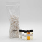 Dog scent work kit with dropper and swabs
