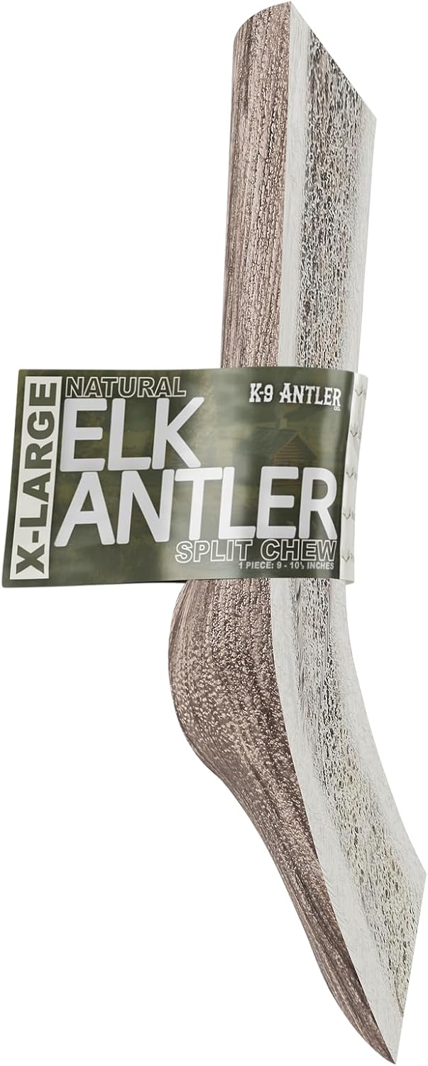 Elk Antlers for Dogs - Medium Split (6-7.5 Inch), Irresistible Chew, USA Sourced, Naturally Shed & Ethically Harvested - Image 9