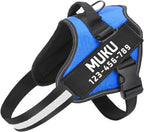 MUMUPET Service Dog Harness, No Pull Reflective Adjustable Vest with Handle, Soft Breathable Padding for Small Dogs, 2 Removable Velcro Patches (Red, S) - Image 9