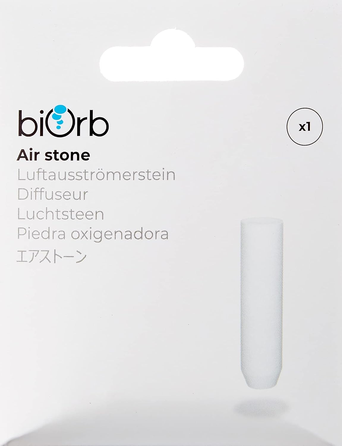 biOrb Aquarium Airstone replacement filter accessory front view showing compact mineral design