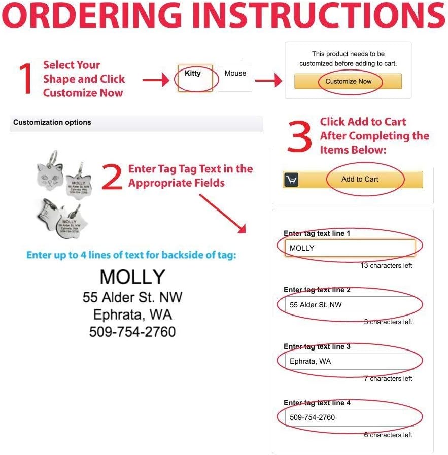 GoTags pet ID tag packaged with collar ring accessory