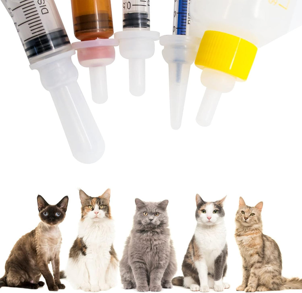 Puppy Kitten Bottle for Nursing, Newborn Baby Dog Cat Rabbit Feeding Bottles with Nipples Feeder Kit - Image 9