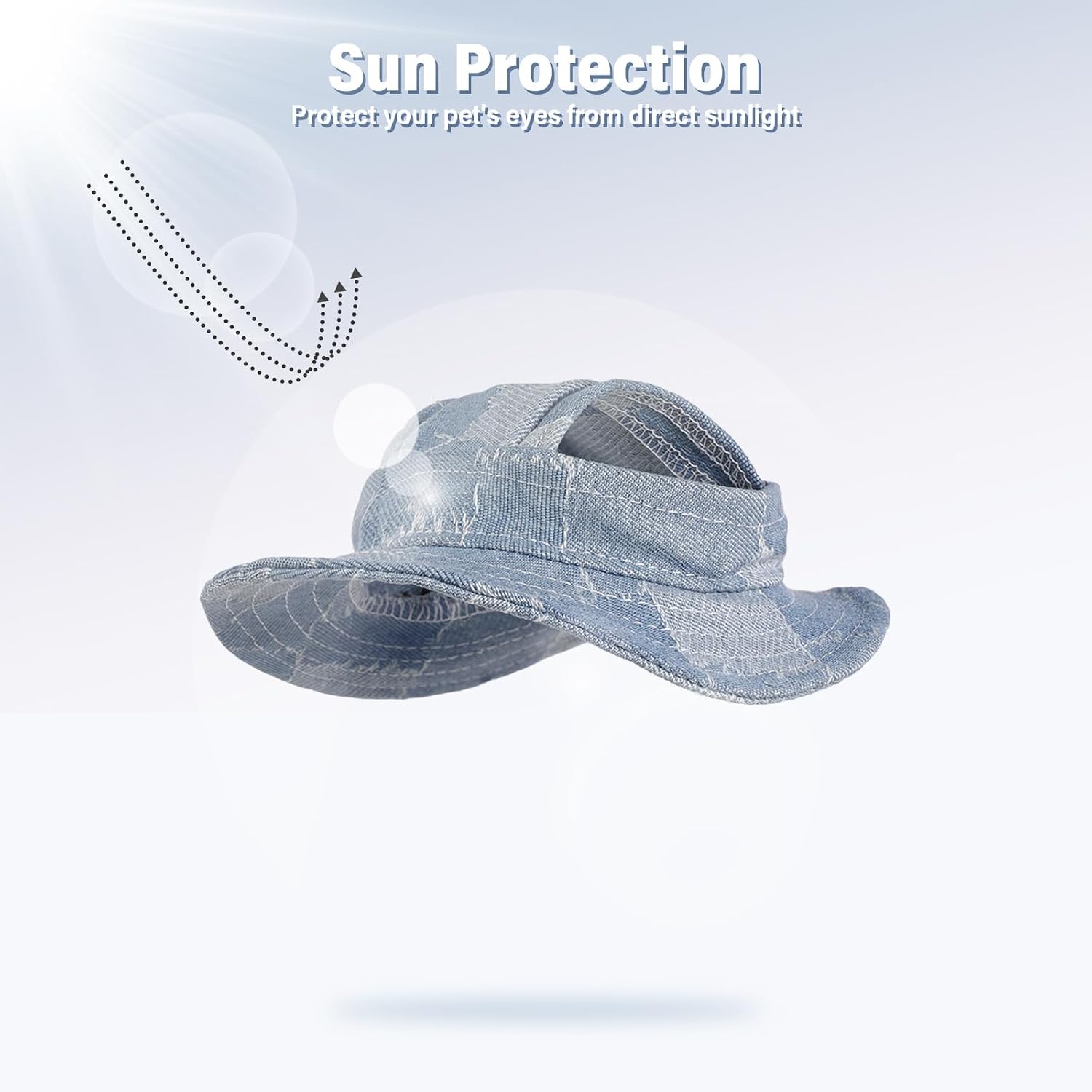 Dentrun cotton birthday bonnet for cats
