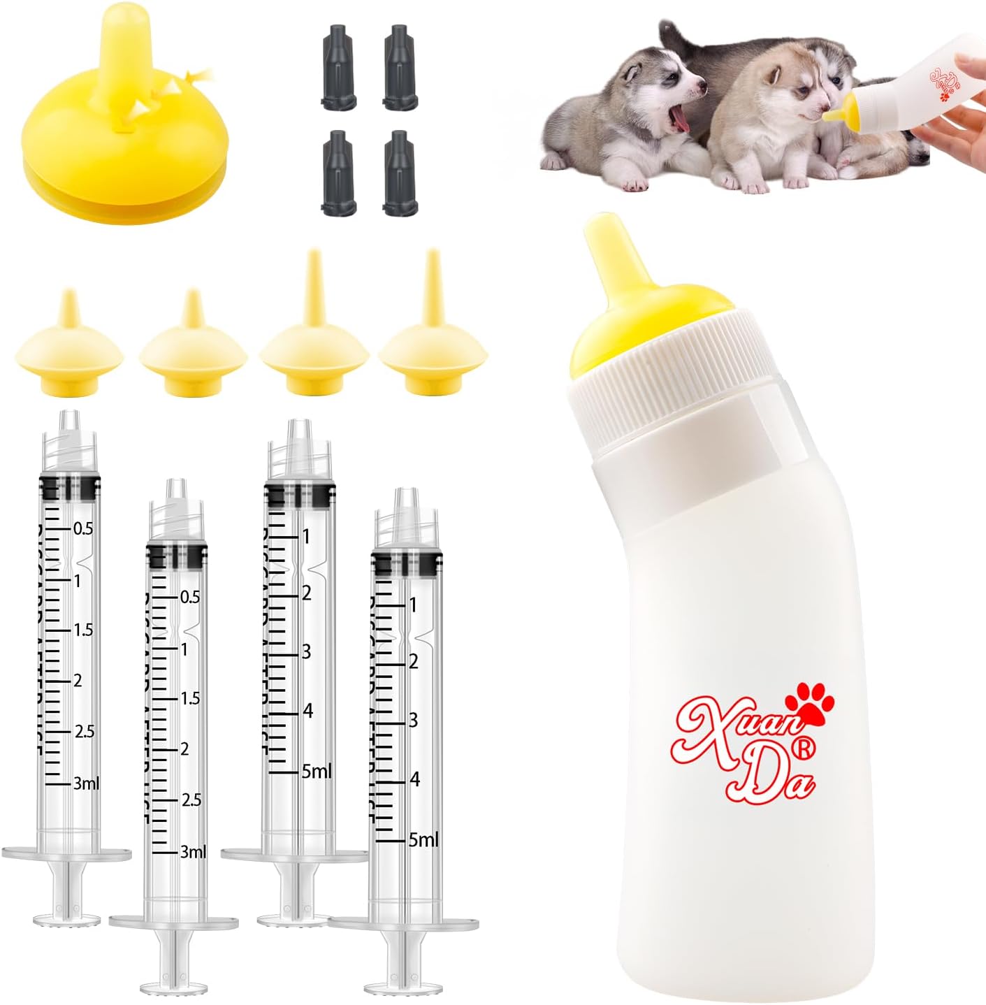 Xuanda newborn pet whelping and nursing kit packaged contents