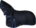 Horze Glasgow medium weight waterproof combo turnout winter horse blanket dark blue front view