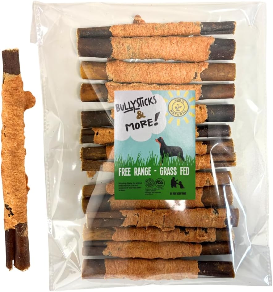 BULLYSTICKS & MORE 6 Inch Beef Collagen Rolls for Dogs (Extra Thick - 4 Count) - Bones for Dogs - Dog Parents Choice - No Hide Beef Cheek Rolls - Image 12