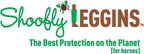 Packaging display of the chemical-free SHOOFLY insect protection boots for horses.