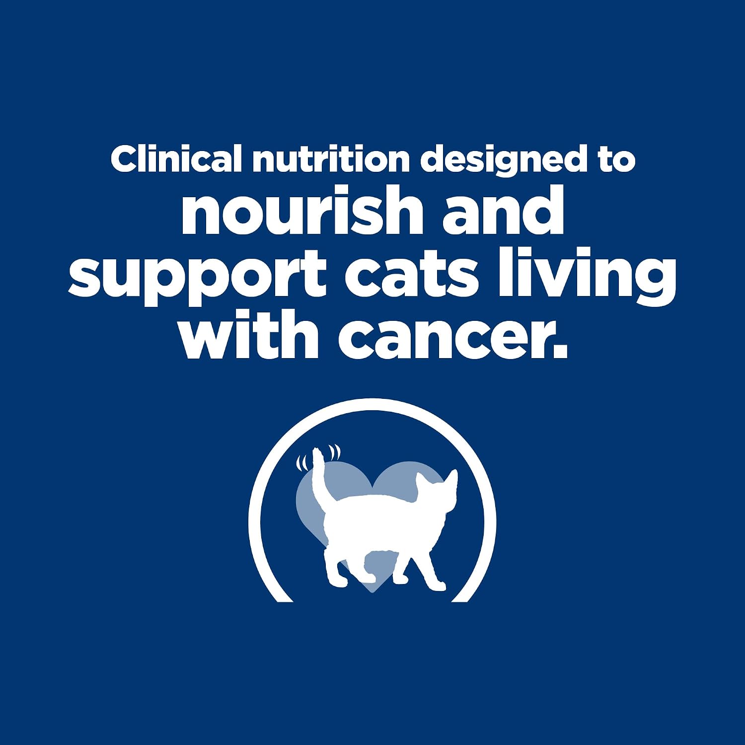 Hill's Prescription Diet therapeutic cancer care formula for cats packaging back