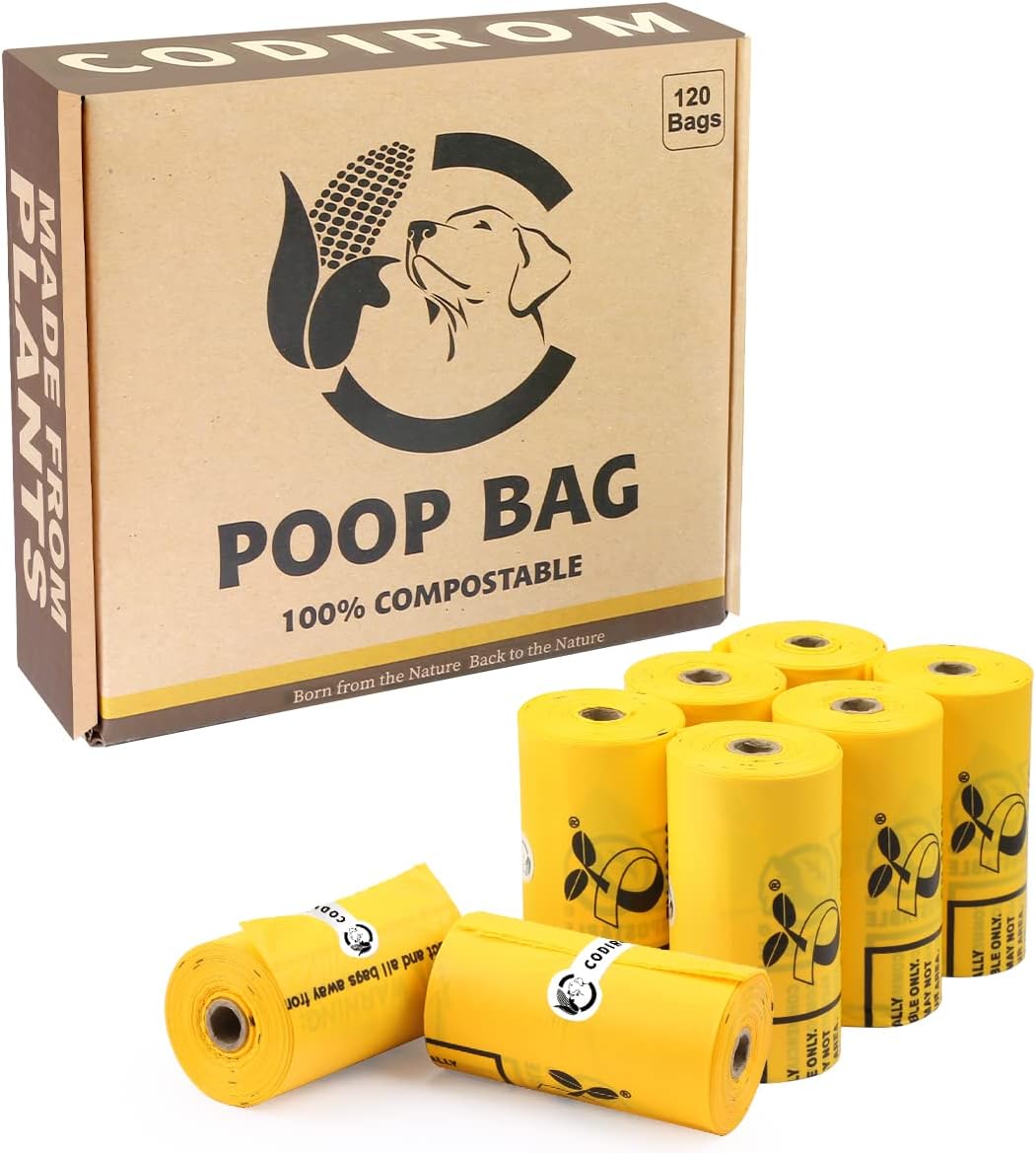 Certified Compostable Dog Poop Bags, 270 Count Landfill Friendly and Leakproof Waste Bags, Easy Open Unscented Forest Green Poop Bag for Dog, 15 Doggy Bags Per Roll (18 rolls) - Image 14