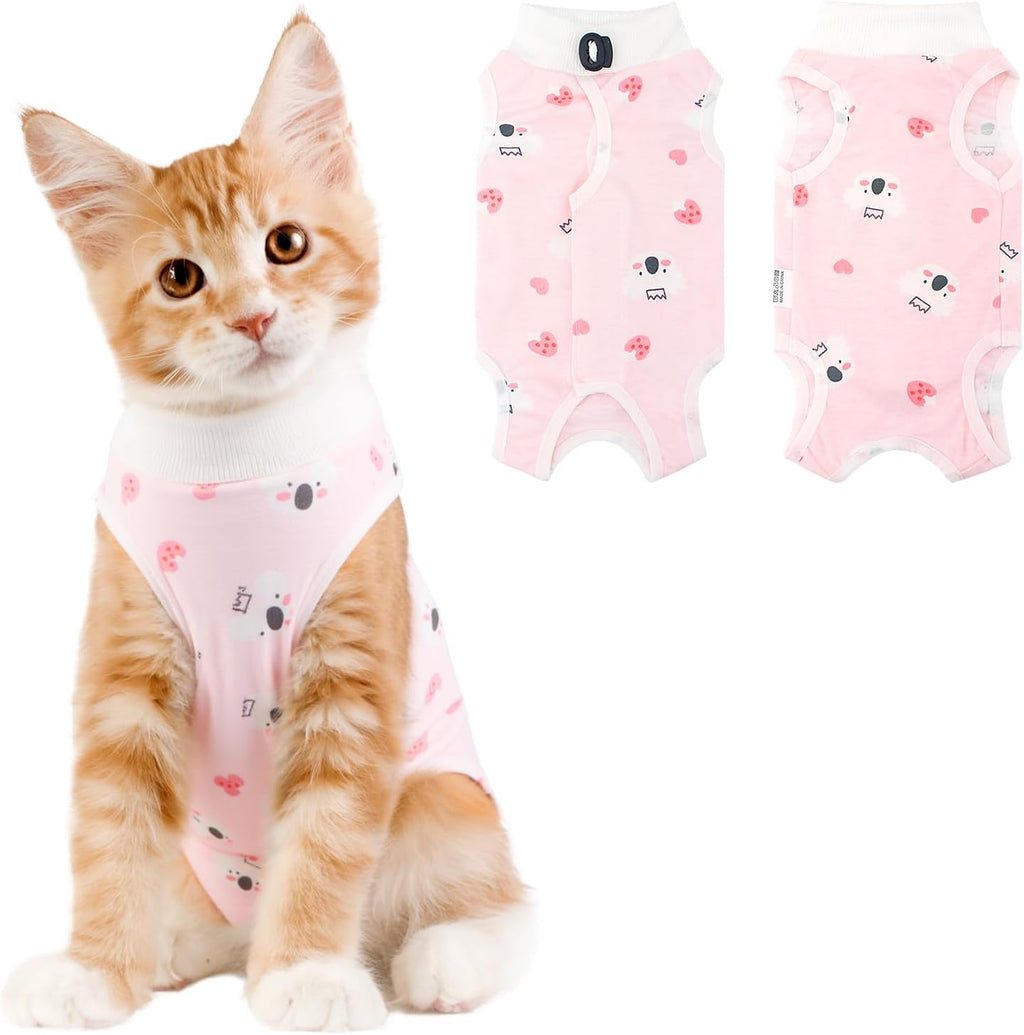Coppthinktu Cat Recovery Suit Female, Breathable Cat Onesie After Surgery Female for Abdominal Wounds or Skin Diseases, Surgery Recovery Suit Kitten Surgical Onesie After Spay Wear Anti Licking - Image 14